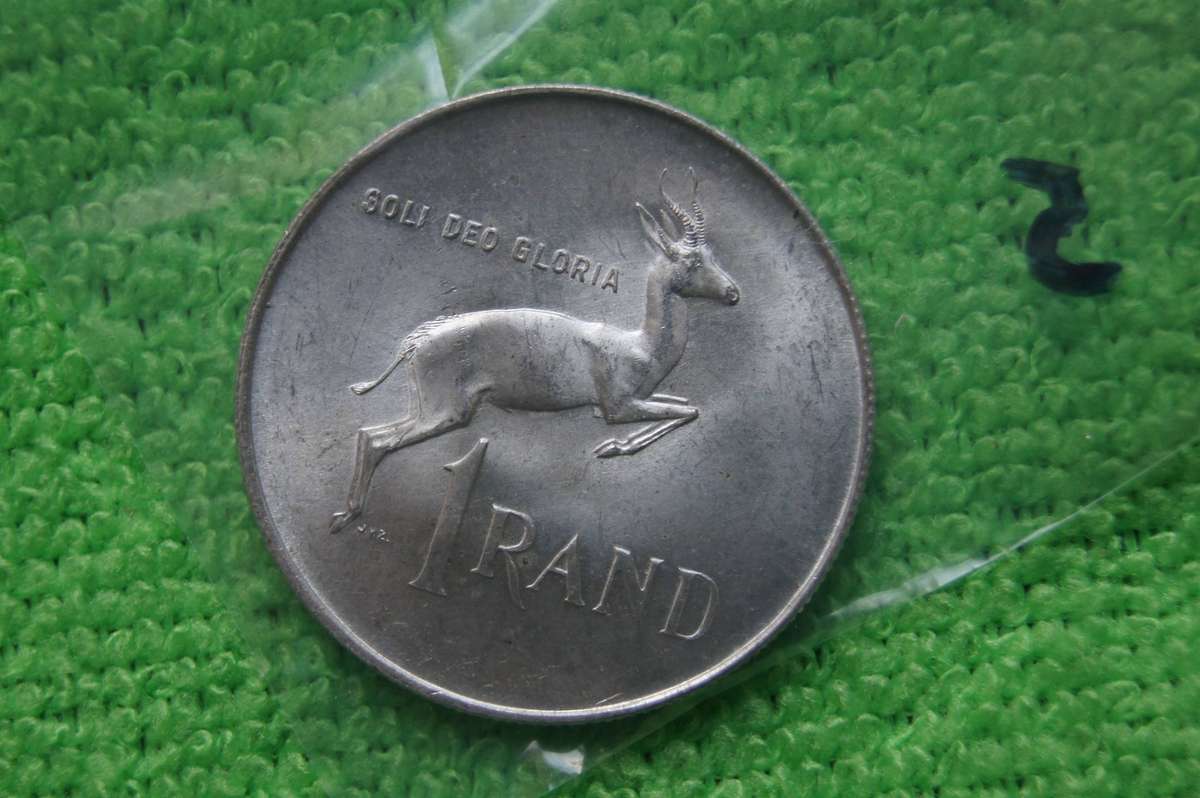 1968 South Africa Silver Rand - Van Riebeeck (Afrikaans)