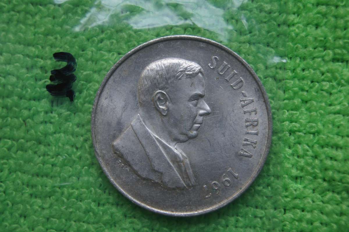 Two 1967 South African Silver Rands - Verwoerd (English and Afrikaans)