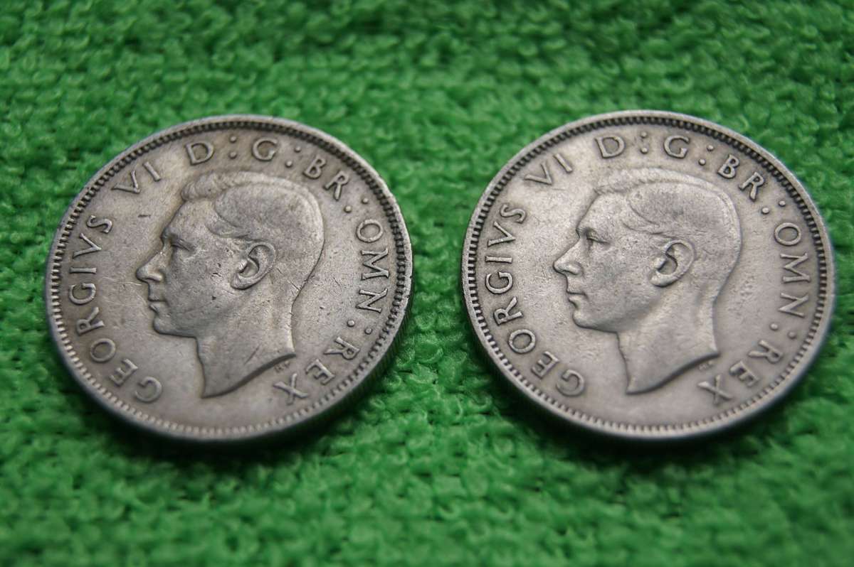 Great Britain Florin (2 Shilling) Collection - (over 65 actual grams of silver) - 14 coins