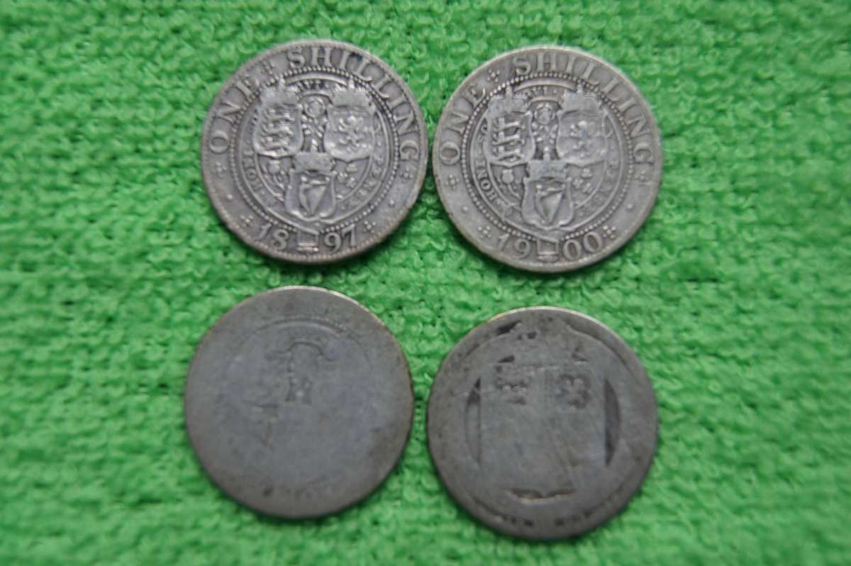 Great Britain Shilling Collection - (Over 72 actual grams of silver) - 26 Coins