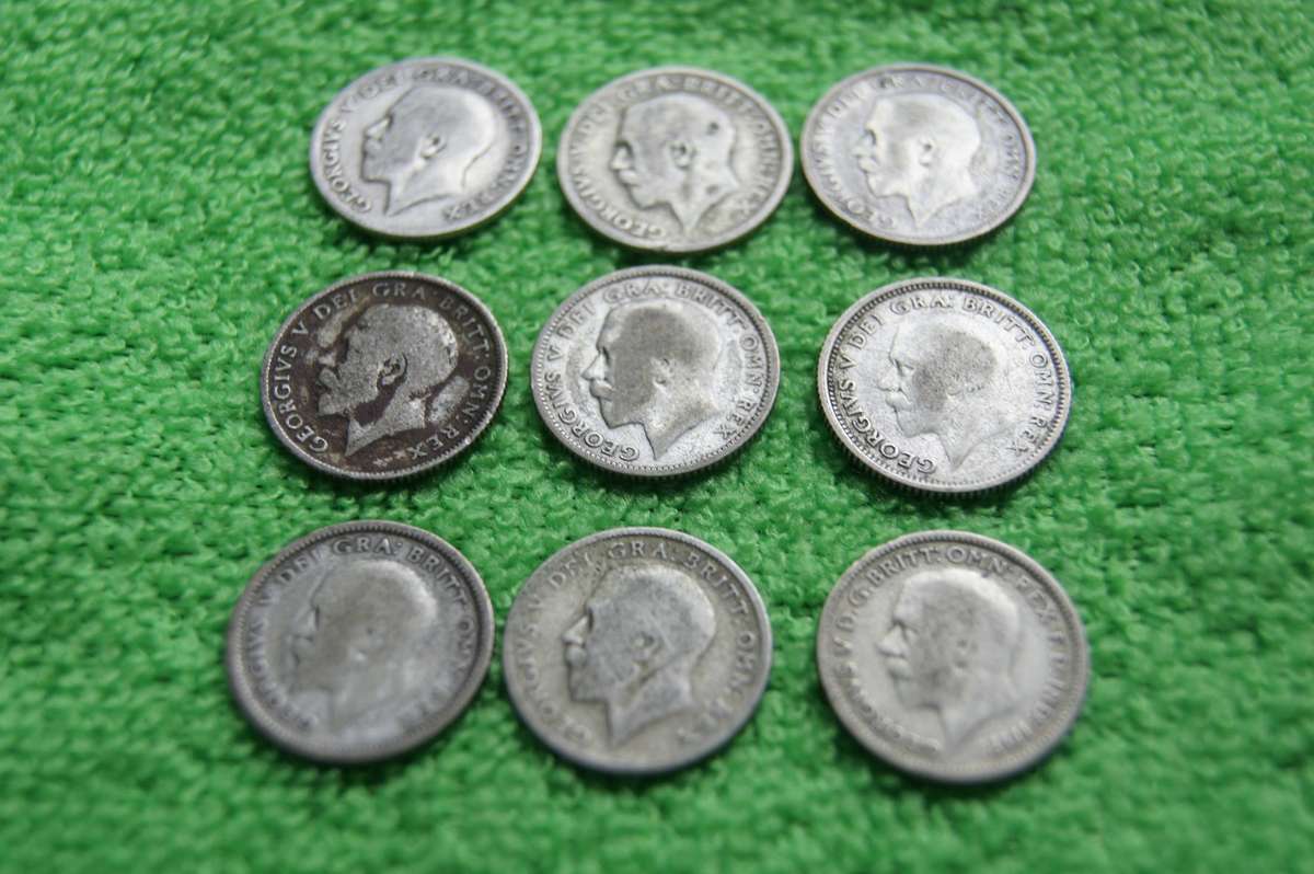 Large Great Britain 6 Pence Collection - (Over 100 actual grams of silver) - 52 coins