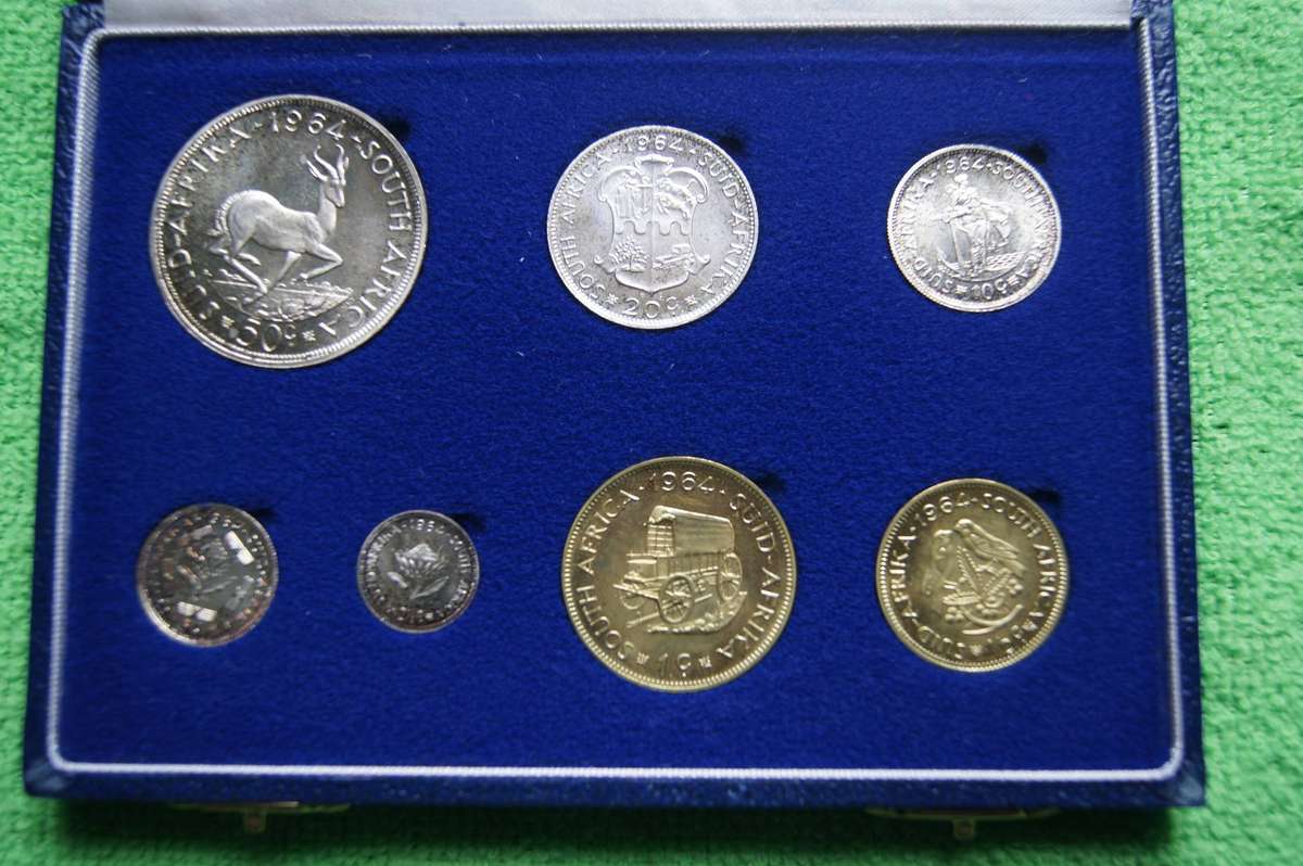 1964 South Africa Short Proof Set