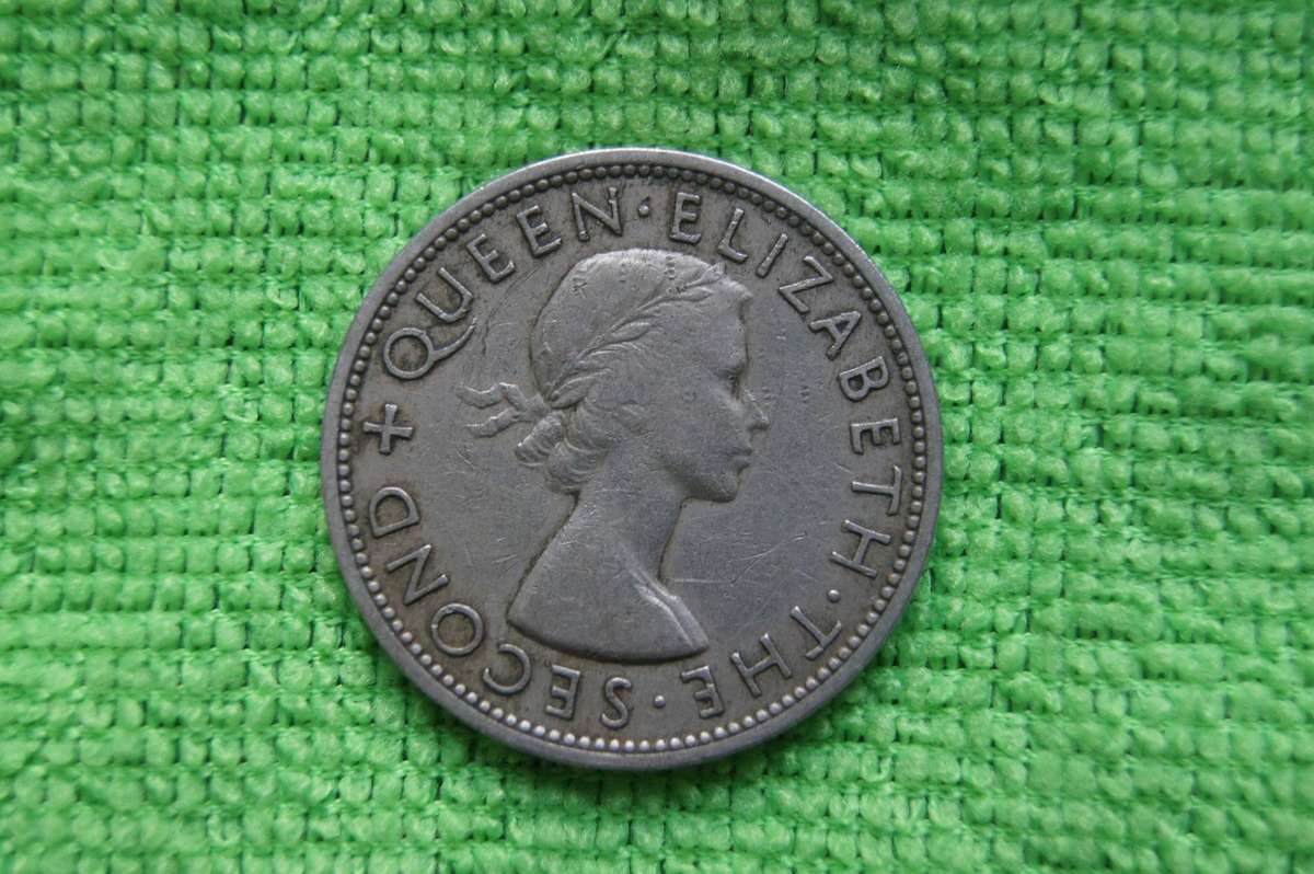 1955 Rhodesia & Nyasaland Half Crown - Elizabeth II