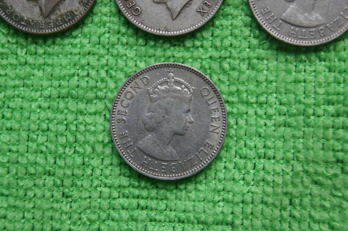 East Africa Half Shillings (x7) - Includes 4 Silver Half Shillings