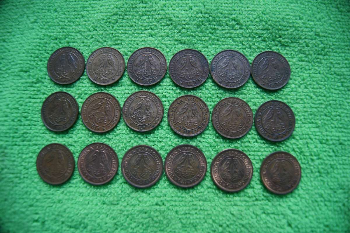 Union Farthing Set - Complete 1942 to 1959 (18 Coins) - Set 1 (Relisted)