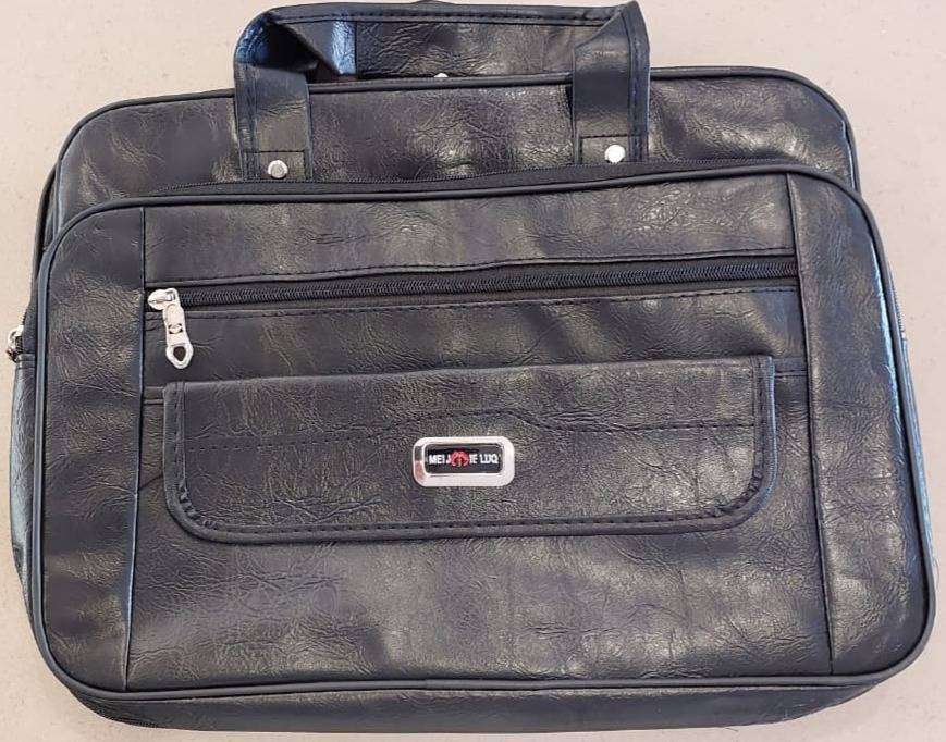 Laptop bag Black Leatherette
