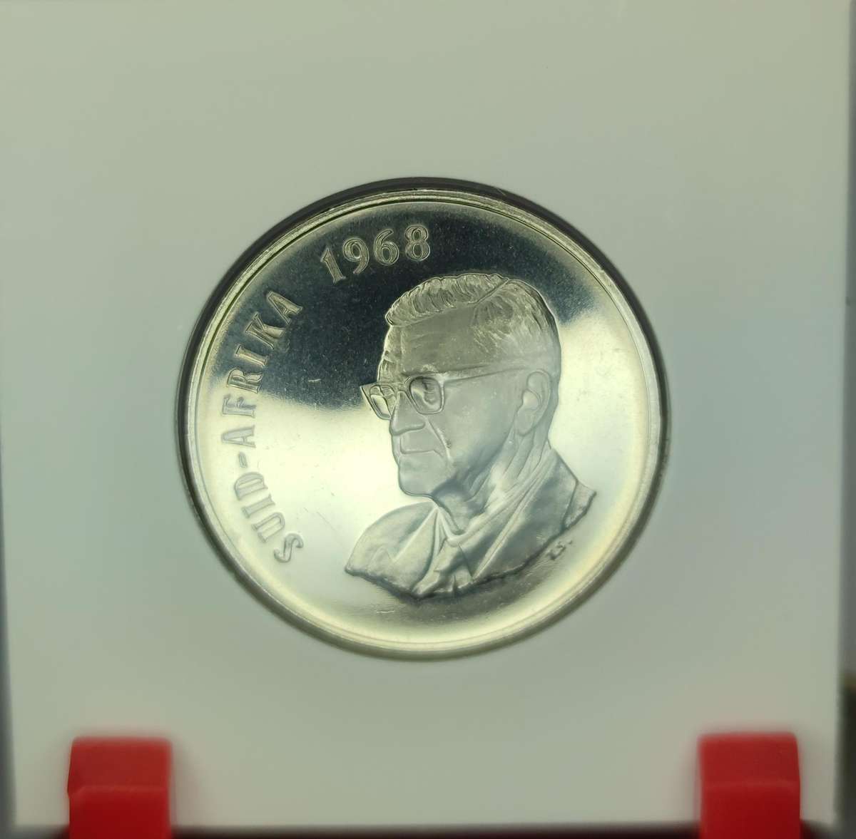 1968 (AFRIKAANS) 50 CENT PROOF COIN - ONLY 25,000 MINTED