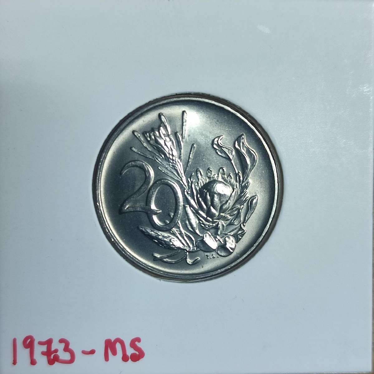1973 20 CENT UNC COIN - ONLY 20,000 MINTED