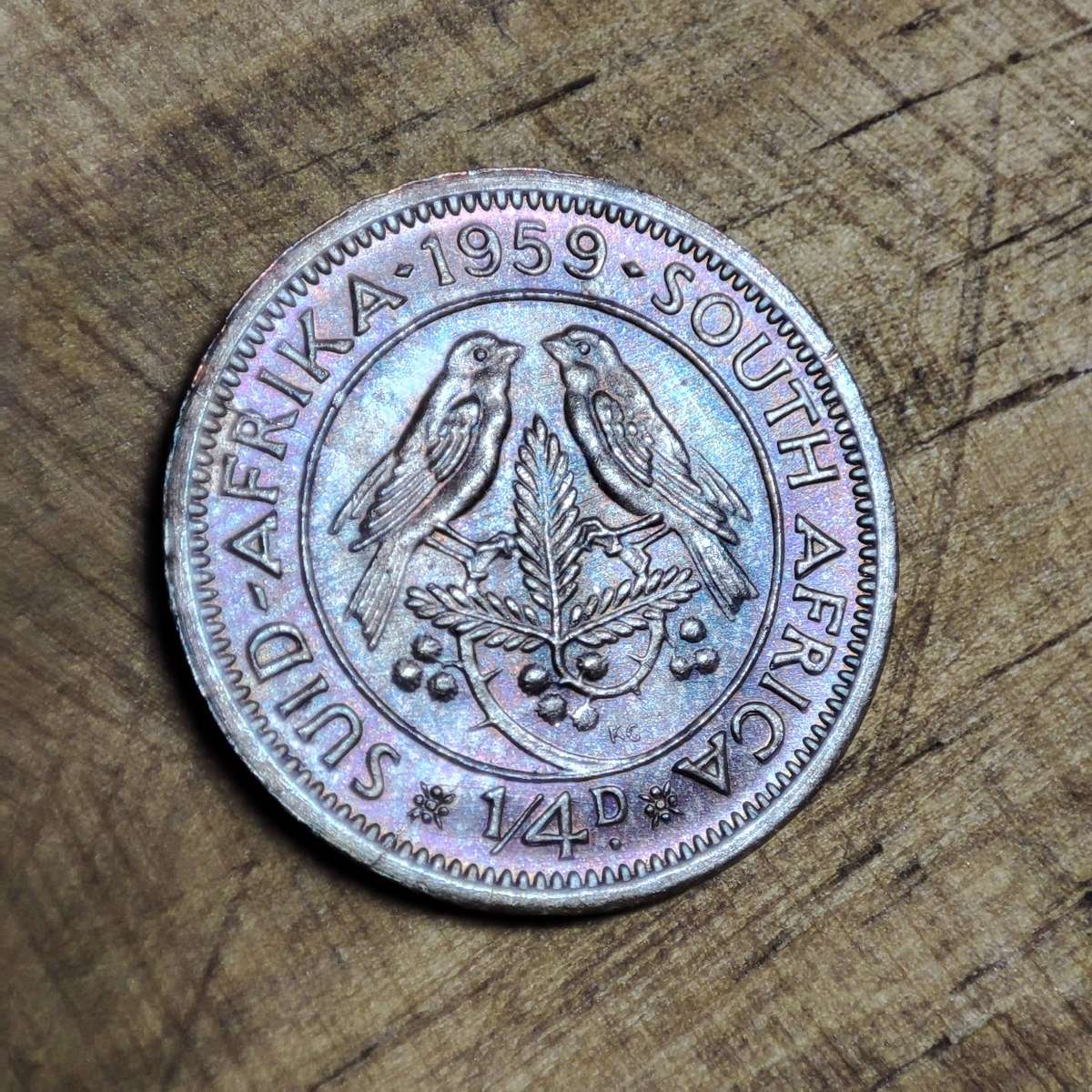 1959 FARTHING (QUARTER PENNY 1/4P) - GREAT TONING