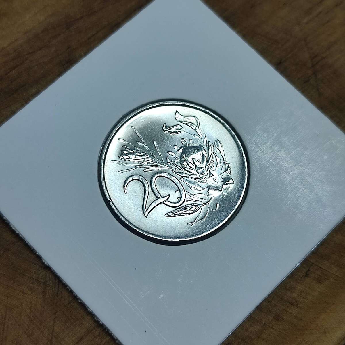 1969 20 CENT (ENGLISH) - ONLY 9052 EVER MINTED UNC CONDITION