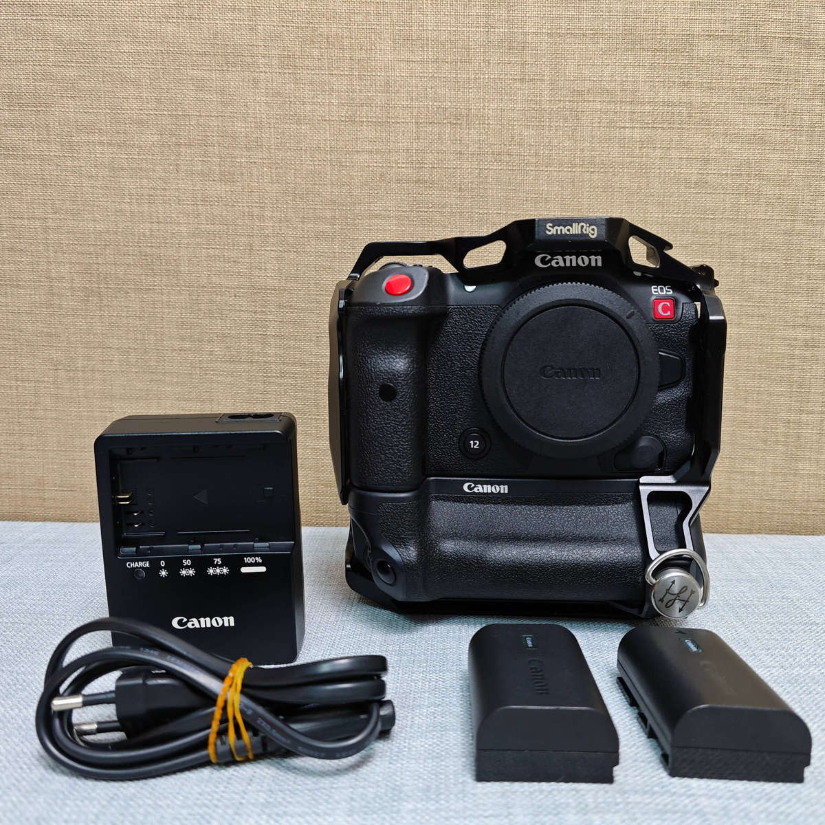 Canon EOS R5 C Mirrorless Cinema Camera + BG-R10 Battery Grip & Cage | 8K RAW | Pro Video Setup