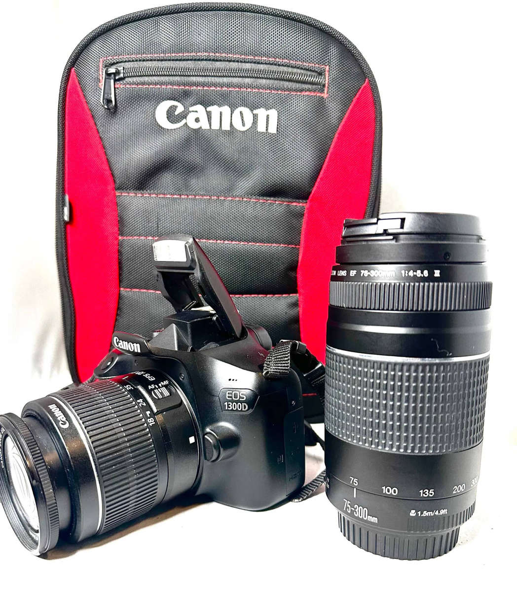 Canon EOS 1300D DSLR Camera With 2 Lens and accessories