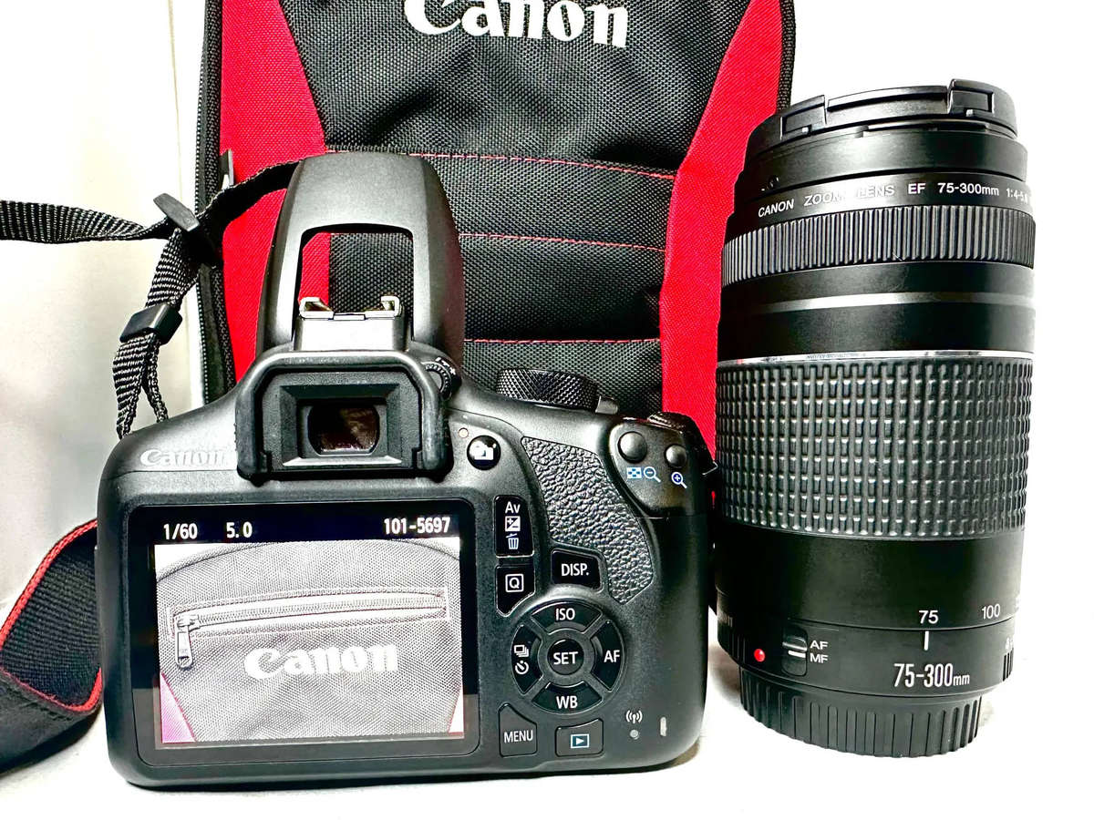 Canon EOS 1300D DSLR Camera With 2 Lens and accessories