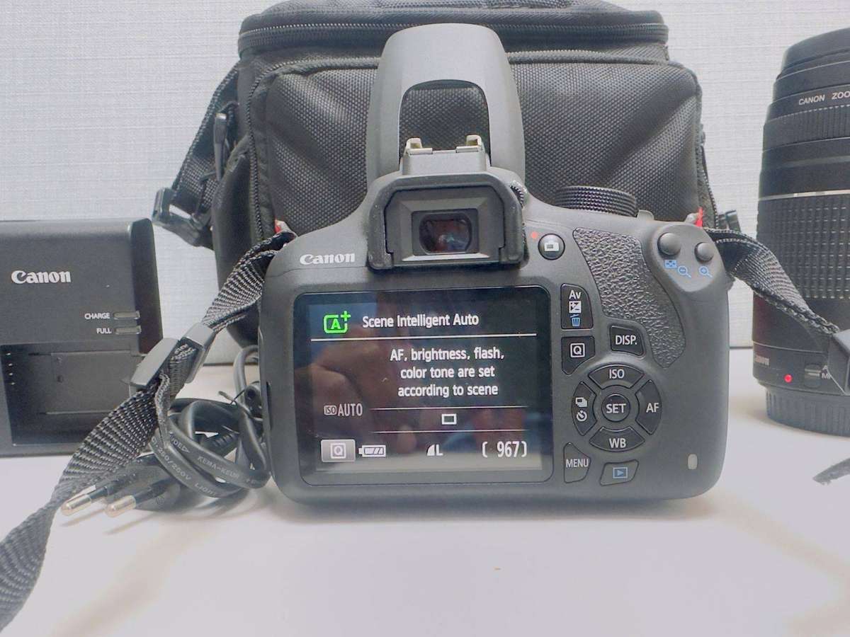 Canon EOS 1200D (Rebel T5) DSLR Twin Lens Kit