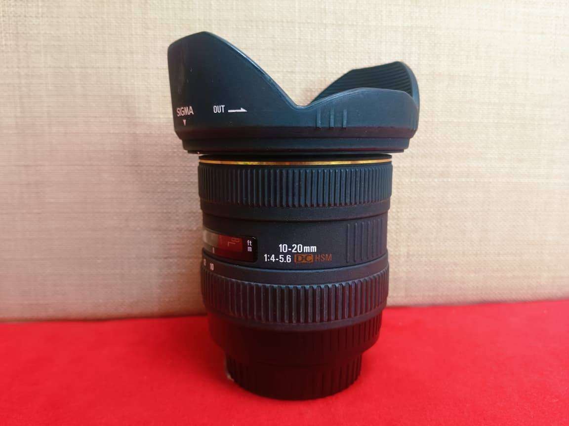 Sigma 10-20mm F4-5.6 EX DC HSM Wide-Angle Lens for Canon EF