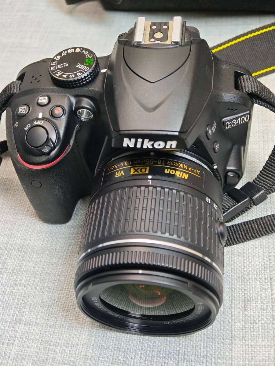 Nikon D3400 DSLR Camera Kit + 18-55mm VR + 70-300mm ED Lens Bundle