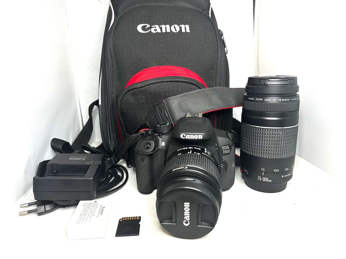 Canon EOS 700D with 2 x Lens and Accessories