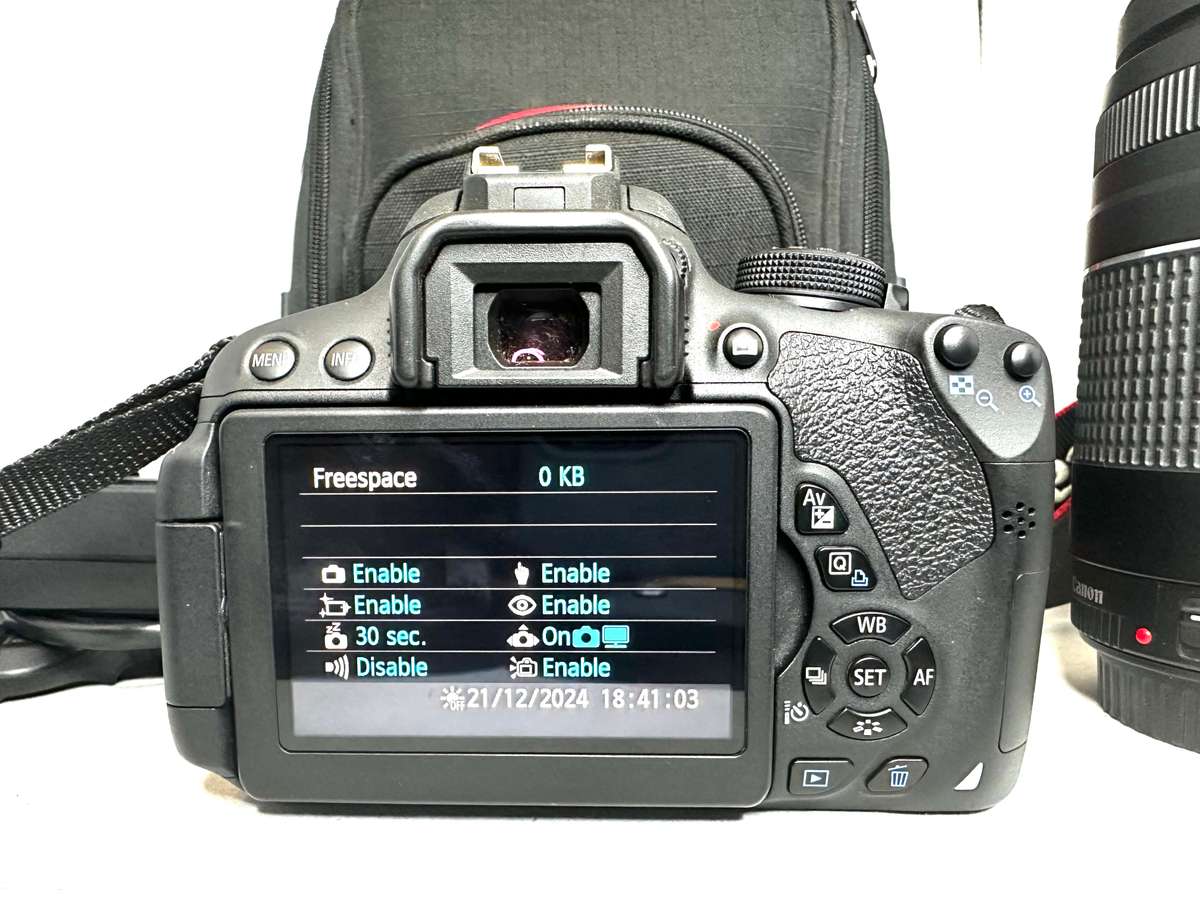 Canon EOS 700D with 2 x Lens and Accessories