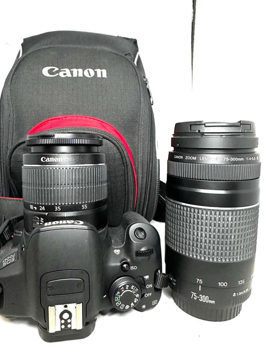 Canon EOS 700D with 2 x Lens and Accessories