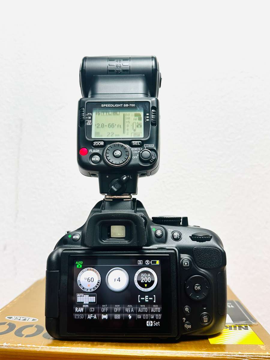 Nikon D5200 DSLR Camera Bundle  Like New (Shutter Count: Only 98!)