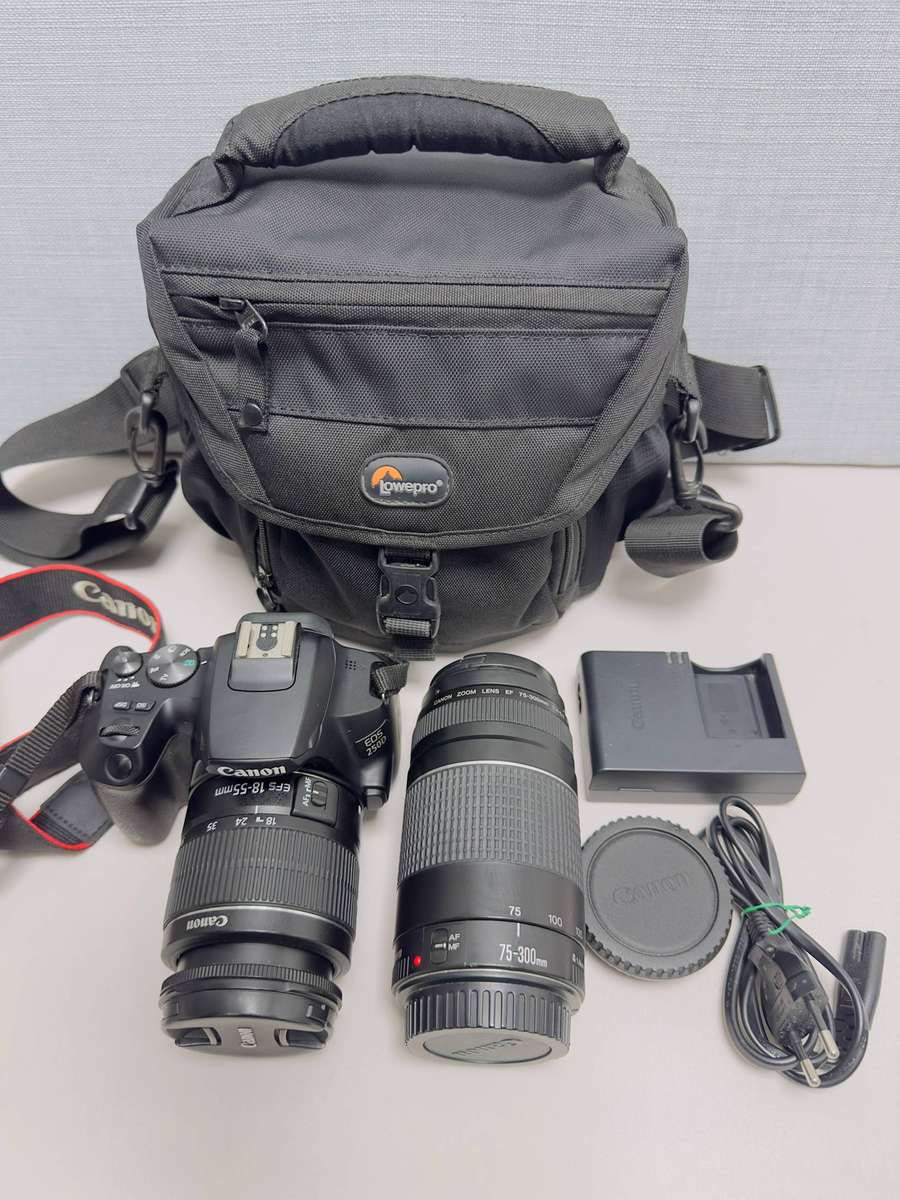 Canon EOS 250D DSLR Camera  Dual Lens Kit | Excellent condition