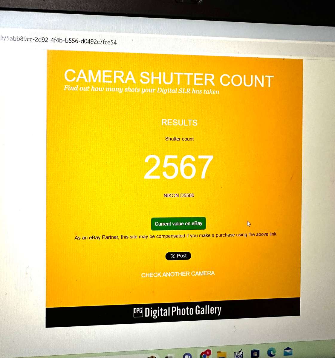 Nikon D5500 DSLR Camera With  Nikon 18-55mm  DX Lens Nikon 55-200mm DX VR Lens Shutter count 2567