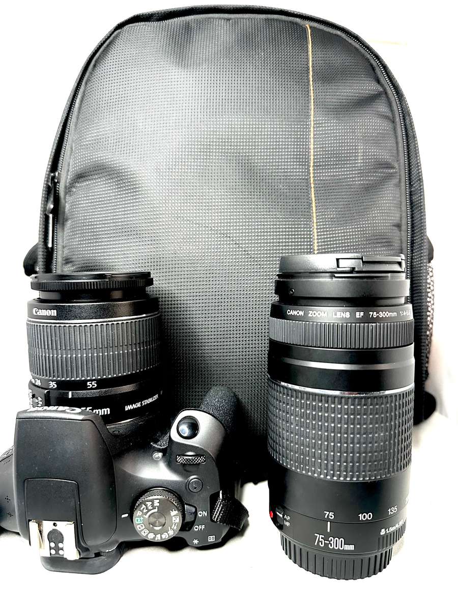 Canon EOS2000D with 2x Lens and accessories
