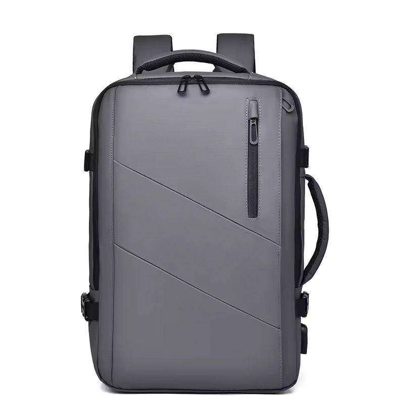 Multifunctional  Laptop Backpack For Business Travel   Carry Style. Carry Power.- BLUE /Black/Gray