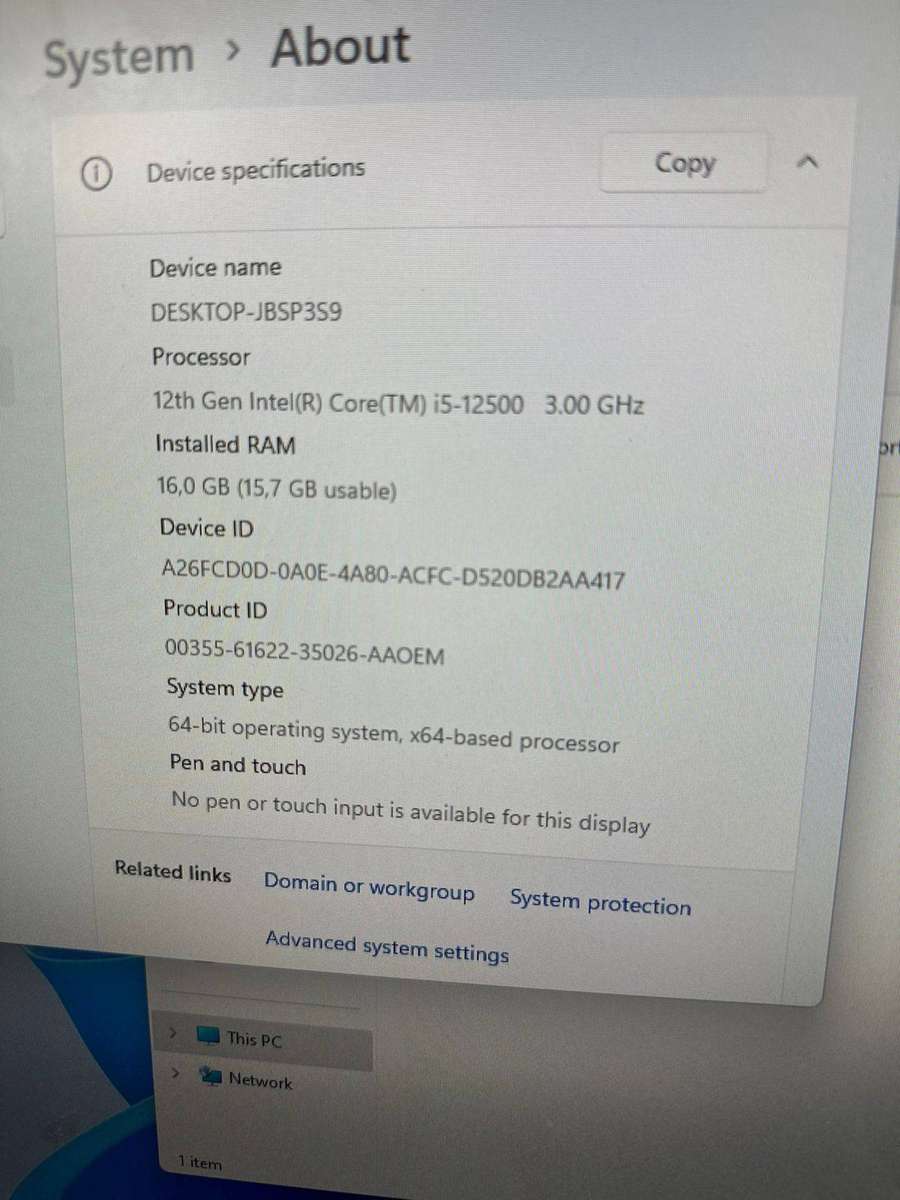 HP Elite SFF 600 G9 Desktop PC  Intel Core i5-12500, 16GB RAM, 512GB SSD