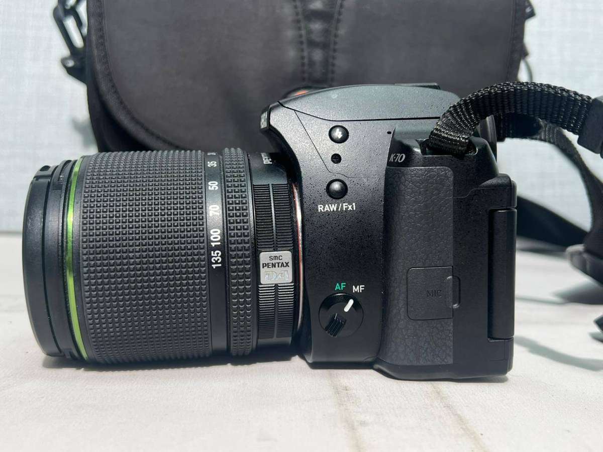 Pentax K-70 DSLR + 18-135mm WR Lens | Ultra Low Shutter Count (3,196)