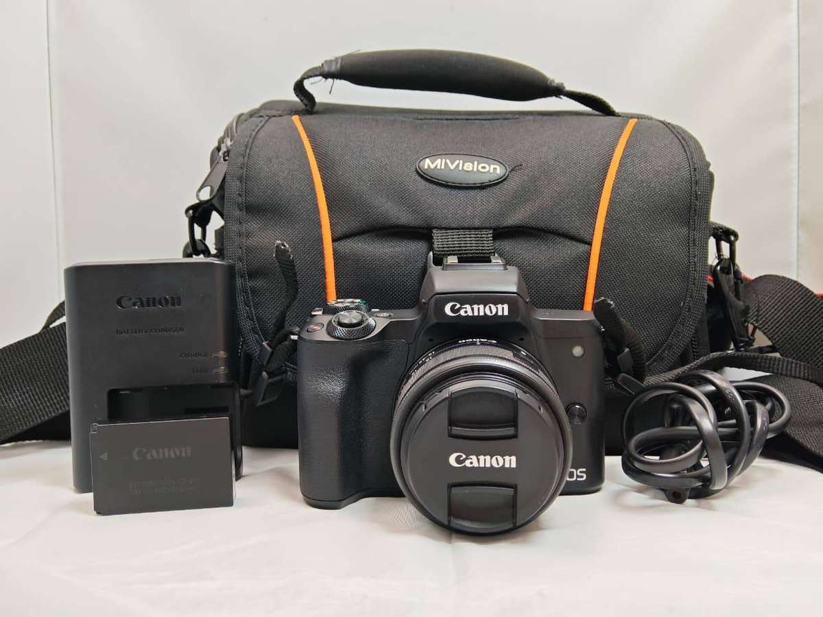 Canon EOS M50 Mark II Mirrorless Camera Kit | EF-M 15-45mm IS STM | 24.1MP | Excellent Condition