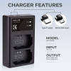 KF Concept Dual Charger Kit for Sony NP-FZ100 Batteries