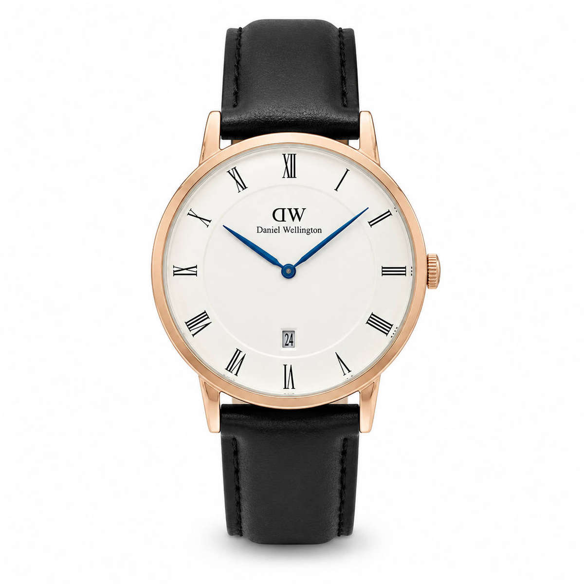 ***Daniel Wellington Dapper Reading Leather Analog Watch DW00100107***