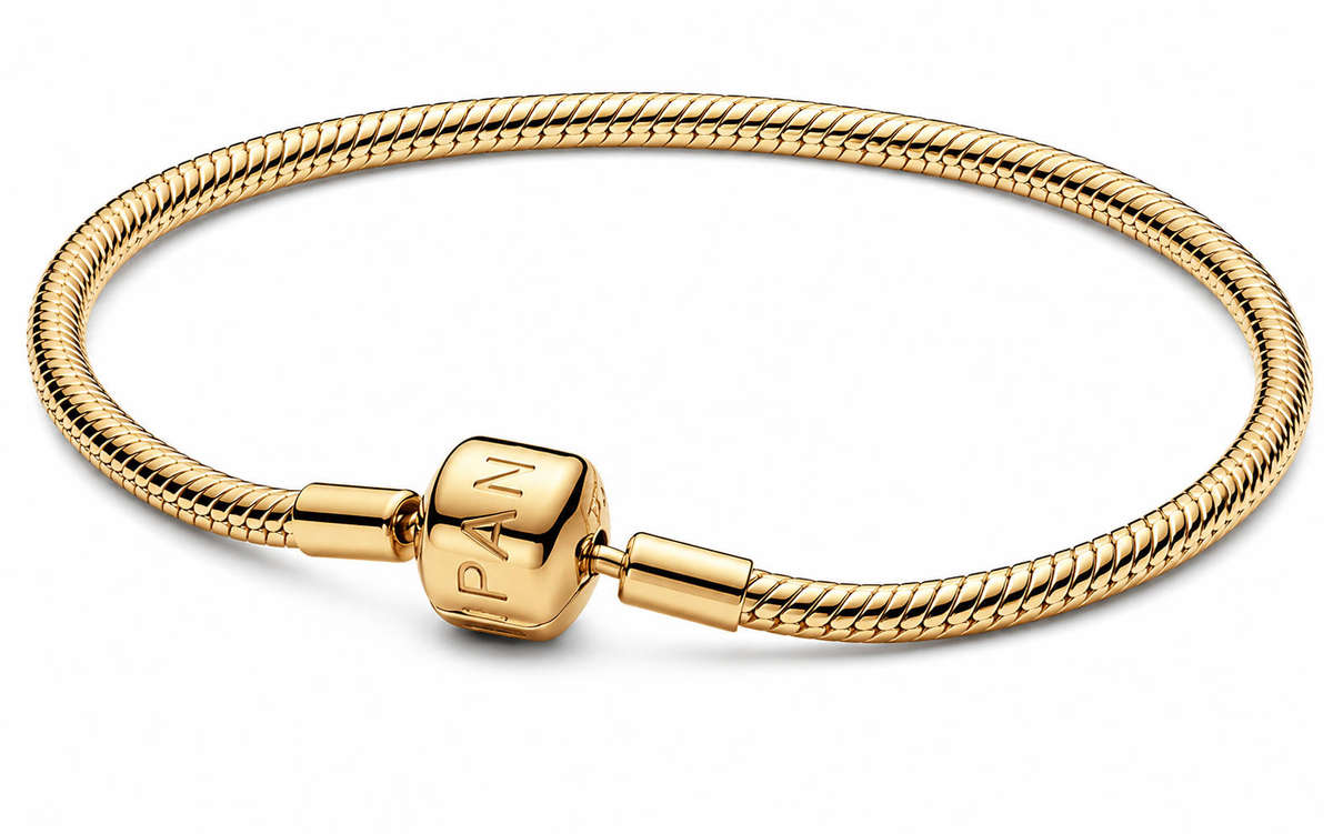 Pandora Barrel Clasp Snake Chain Bracelet SKU: 563390C00