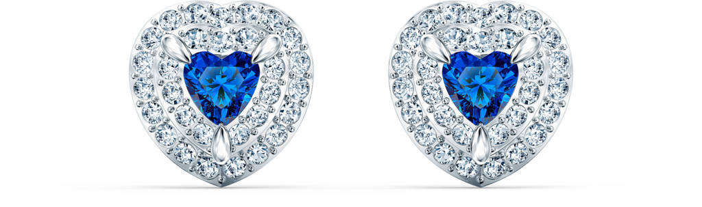 ***Swarovski One Blue Stud Pierced Earrings SKU 5511685***