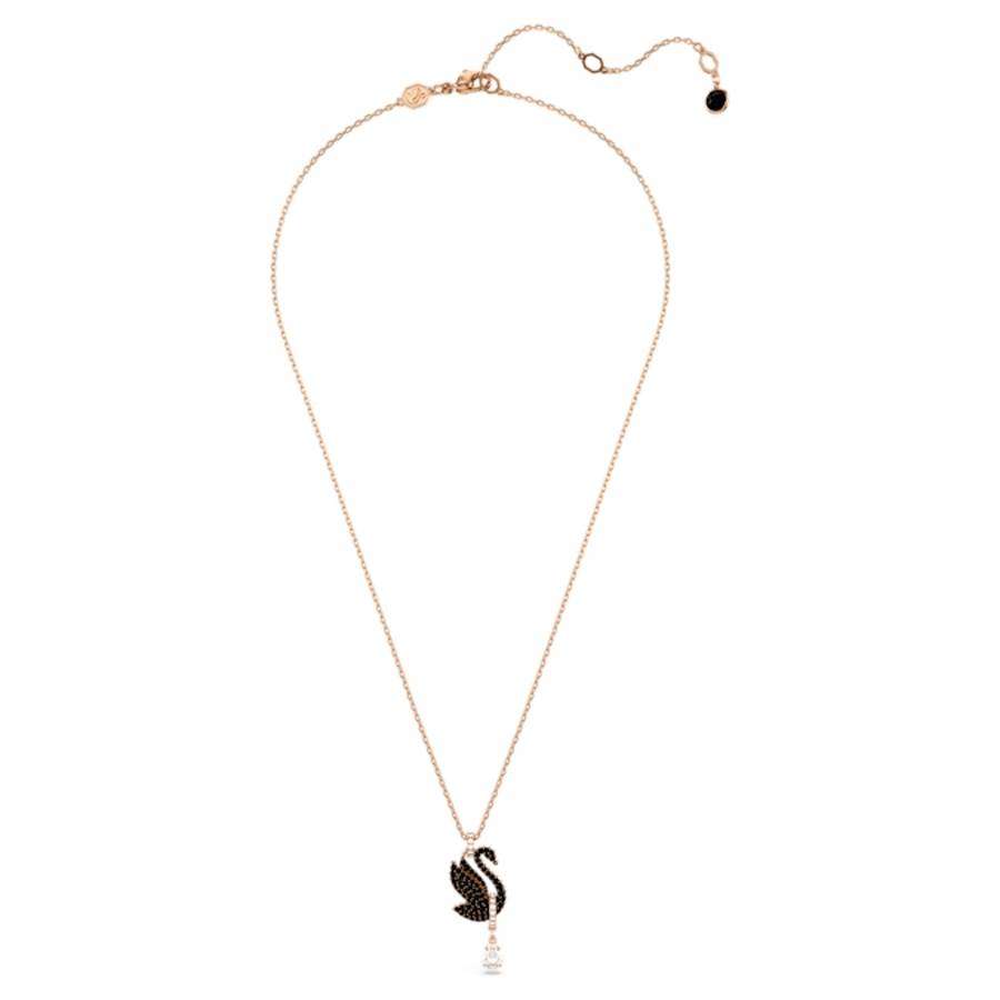 Swarovski Black Swan Pendant Necklace SKU: 5678045