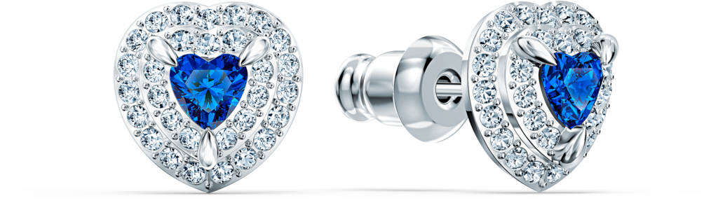 ***Swarovski One Blue Stud Pierced Earrings SKU 5511685***