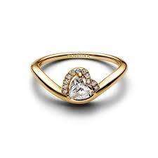 Pandora Wavy Heart Ring SKU: 163660C01