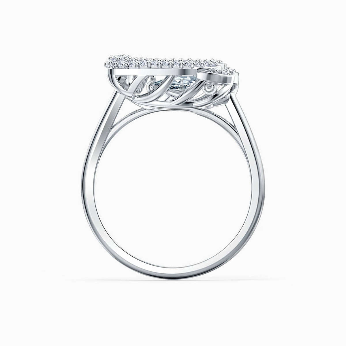***Swarovski Crystal Dancing Swan Ring SKU: 5520712***