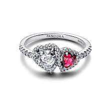 ***Pandora Halo Heart Ring***