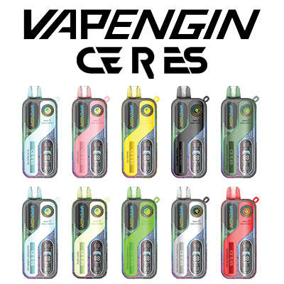 Vapengin Ceres 30000 Puff Disposable Vape - 5% Peach Berry Ice Flavour