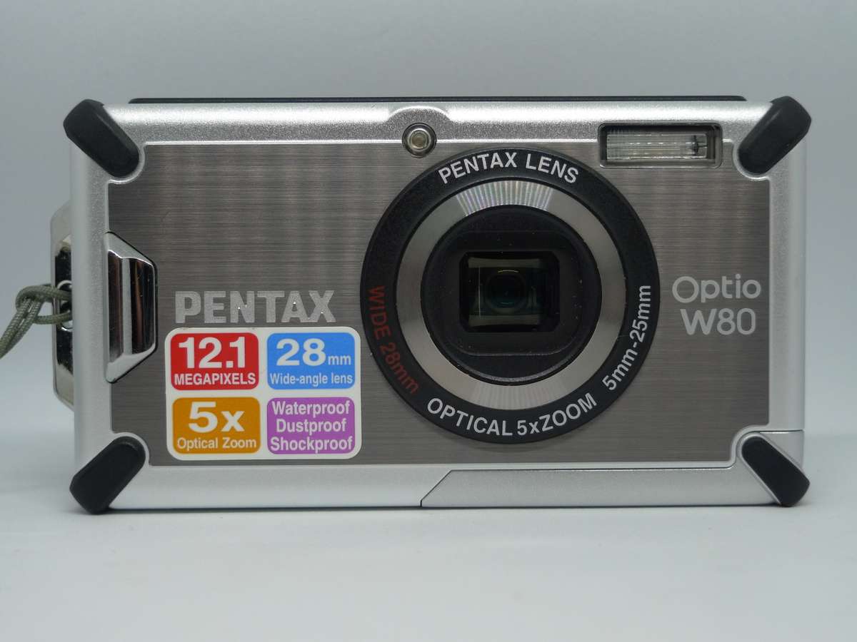 Pentax Optio W80 - 12 Megapixels - 5x Optical Zoom - 16GB SD Card Included