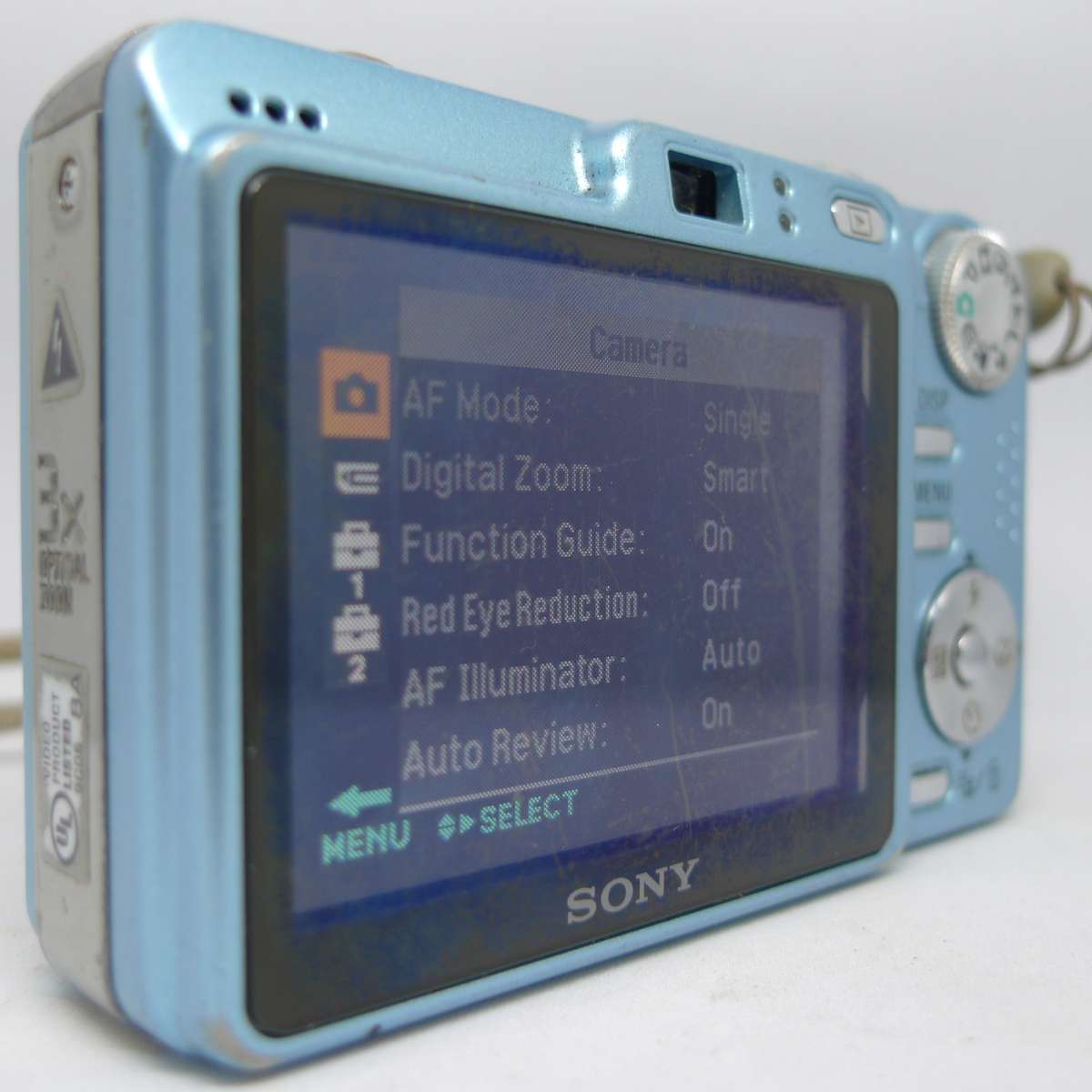 Sony W55 - 7.2 Megapixels - 3x Optical Zoom