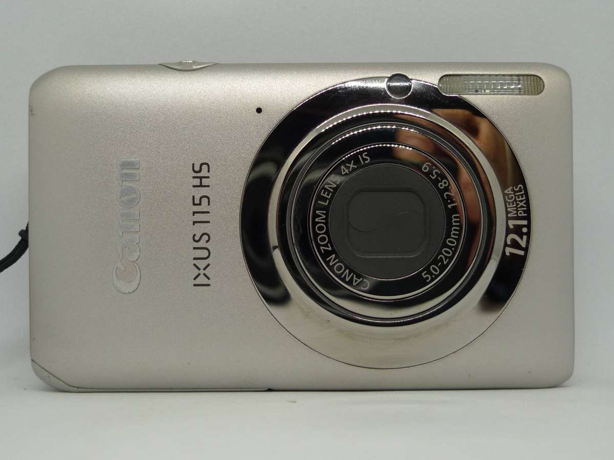  Canon IXUS 115 HS | Ultra-Slim 12MP Compact | 4GB Card + Case | Excellent Condition