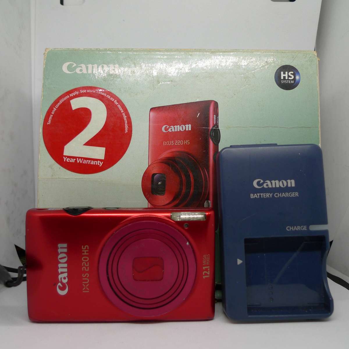  Canon IXUS 220 HS (Red) | Classic Digicam Look | Full HD
