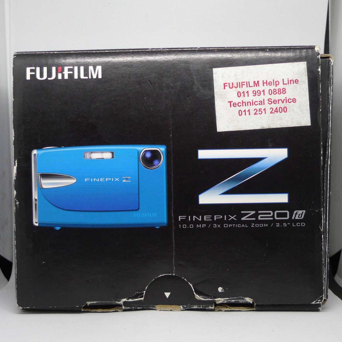  Fujifilm FinePix Z20fd (Blue) | Stylish Sliding Digicam | 4GB SD Card | Complete Boxed Kit