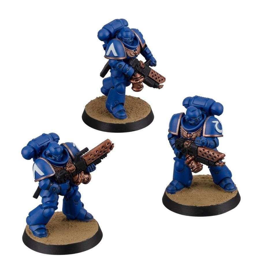 Space Marines: Infernus Marines + Paints - Warhammer 40K