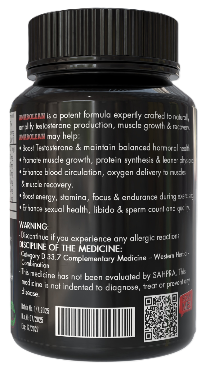 AnaboLean - Ultimate Testosterone Booster | Anabolic support | High Performance