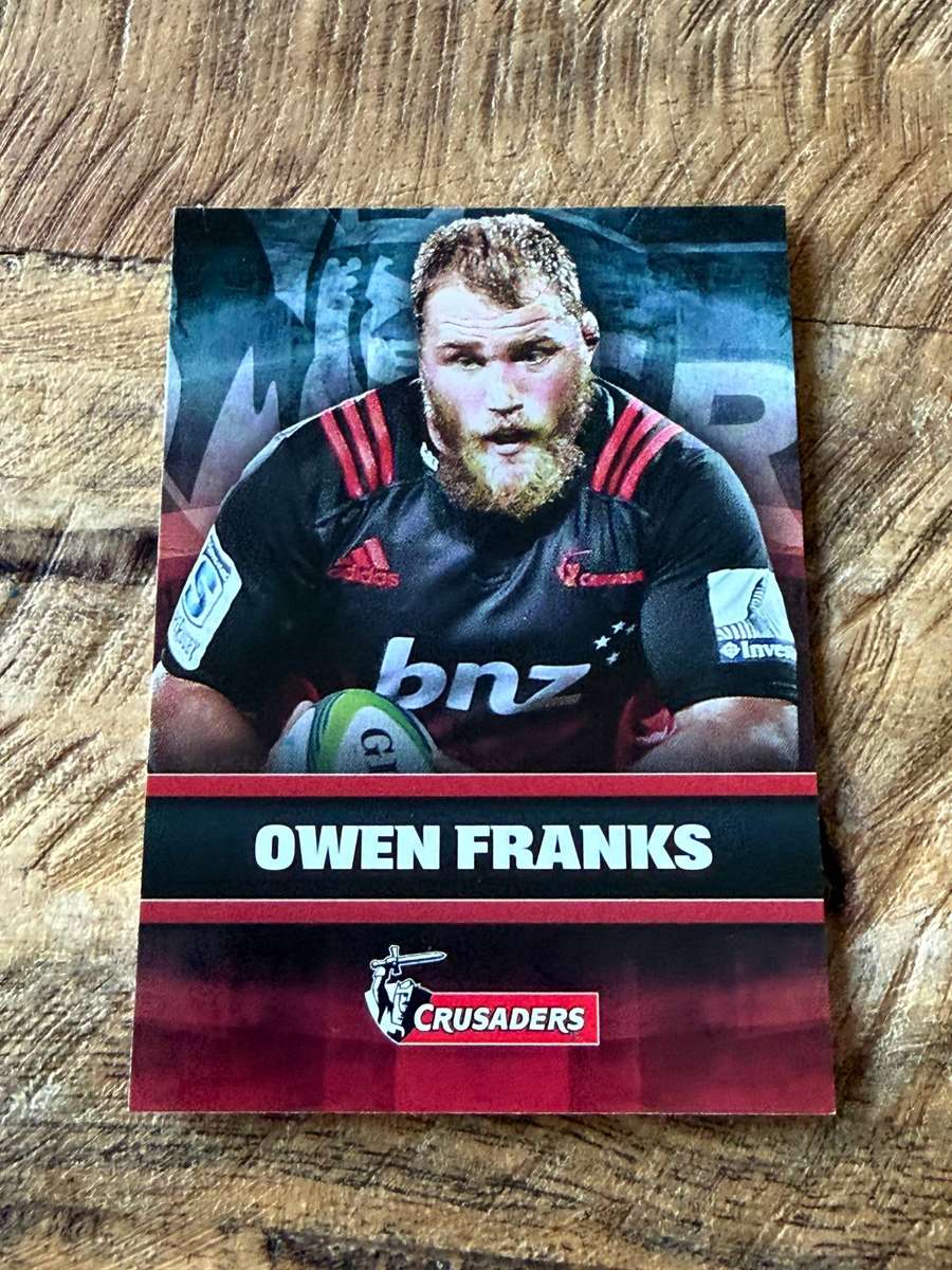 Rugby Card - Owen Franks (Crusaders) 2017 Tap and Play Rugby Card