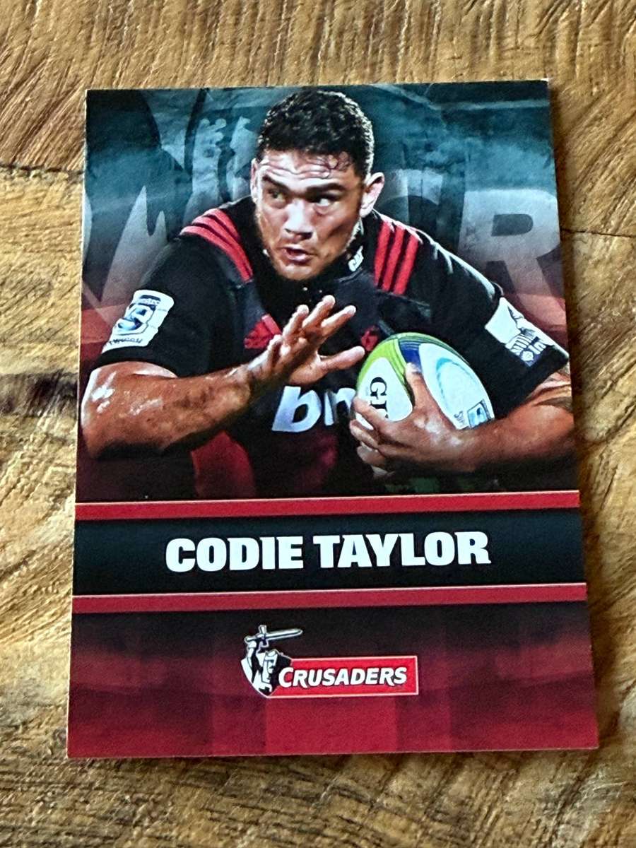 Rugby Card - Codie Taylor (Crusaders) 2017 Tap and Play Rugby Card